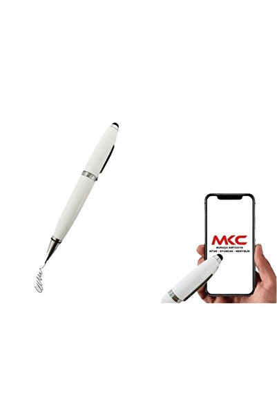 Banadabak TÜKENMEZ KALEM METAL TOMBUL BEYAZ ( 1 ADET FİYATIDIR)