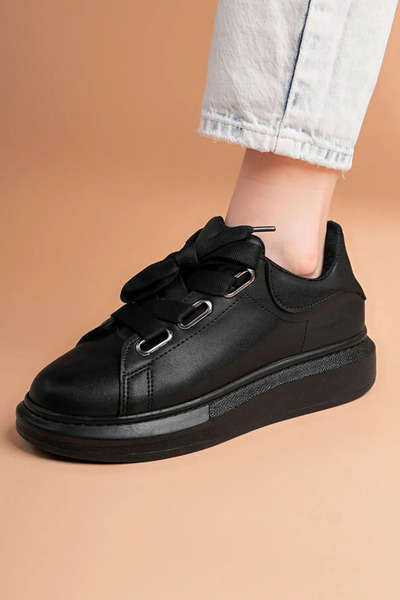 Baybonza حذاء لويس كوستا LC105 أسود ST برباط للنساء