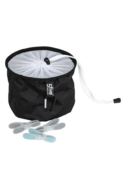 Five Simply Smart مشبك غسيل مكون من 24 قطعة مع حقيبة تخزين