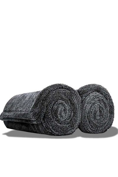 JSA 2 Pcs Microfiber Cleaning Towel – 40×40 cm, Grey, Soft & Highly Absorbent