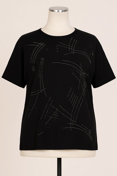 wear on Luxury Plus Size Viscose Short Sleeve Mother Combed Cotton