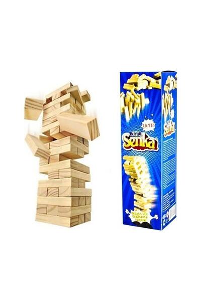 Edutoys لعبة برج كول-جنغا الخشبية