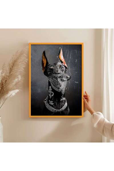 HOMEPACK TABLO CU CADRU DE LEMN POSTER CU CADRU DECOR ARTISTIC DE PERETE TK/1492