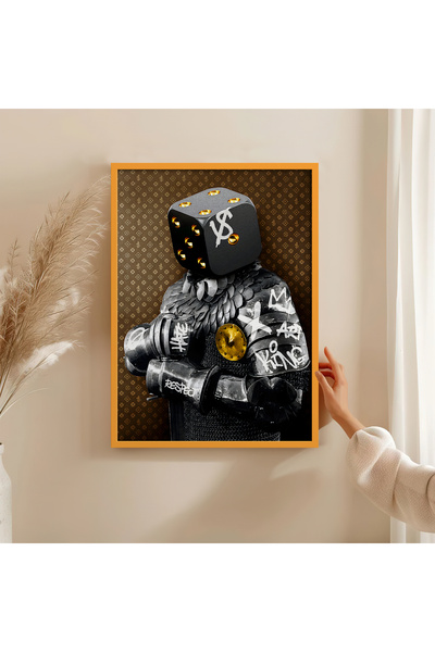 HOMEPACK TABLO CU CADRU DE LEMN POSTER CU CADRU DECOR ARTISTIC DE PERETE TK/1493