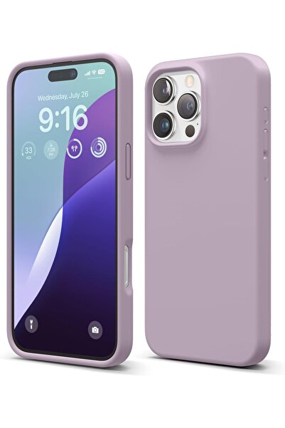 Shopi غطاء حماية كامل للجسم من السيليكون السائل من إيلاجو لهاتف آيفون 16 برو ...