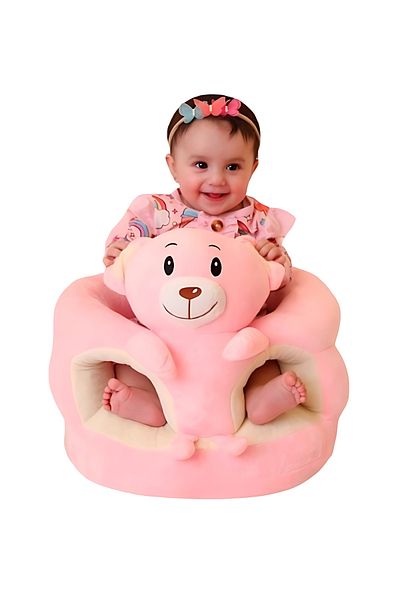Biki Baby seat, cartoon animal plush chair for toddlers, sofa for learning to sit
