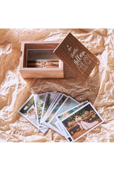 AC BOX Nice Happy Birthday Concept Wooden Photo Box Ac Box 861931