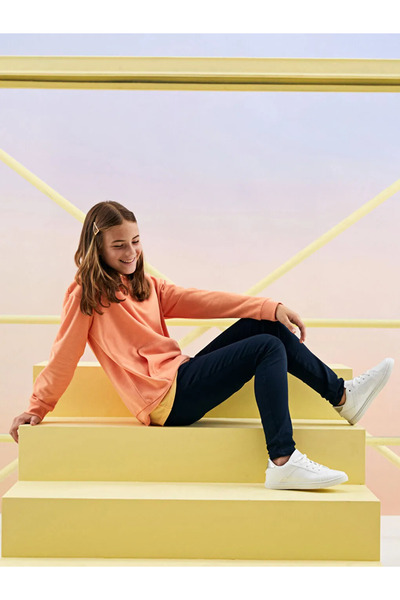 LC Waikiki Pantaloni confortabili LCW Kids bleumarin pentru prima până la ult...