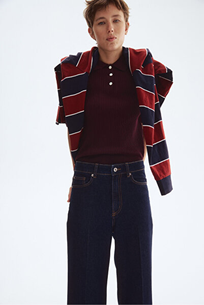 H&M Wide High Ankle Jeans