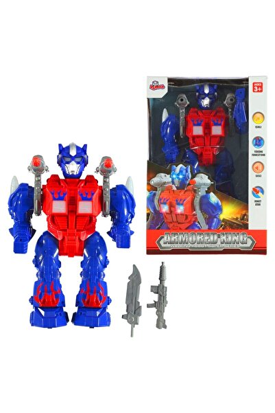 Banadabak YÜRÜYEN ROBOT 6018 ARMORED KİNG SESLİ IŞIKLI 3+ ( 1 ADET FİYATIDIR)