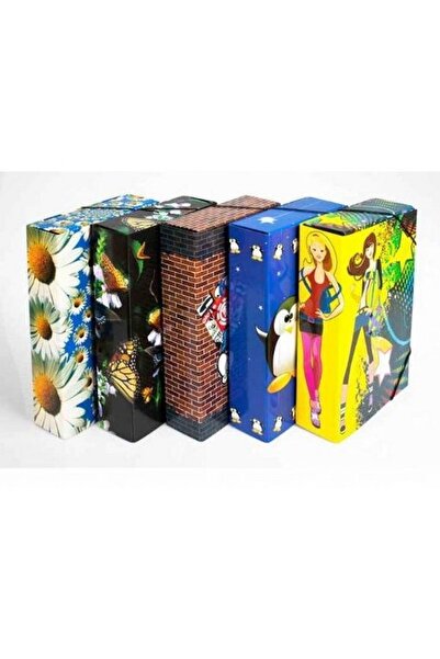 Banadabak LASTİKLİ KUTU KLASÖR DESENLİ 27X37 ( 1 ADET FİYATIDIR)