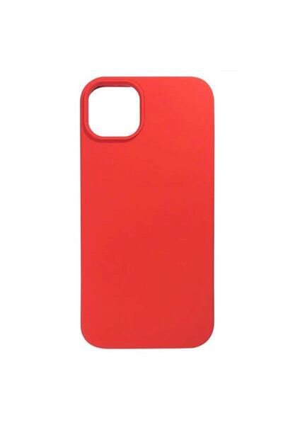 lemontti Husa de protection Liquid Silicon MagCharge pre iPhone 14 Plus, Rosu