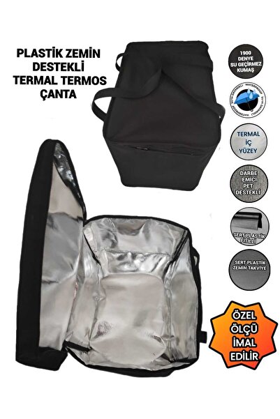 SEVBAGS Termos Termal Plastik Zemin Destekli Termos Çanta 160 Litre