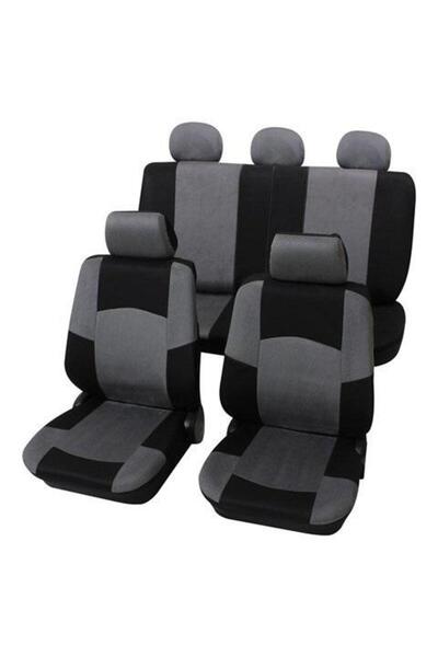 PETEX Set complet huse pentru scaune auto PETEX, model 24274918PX, culoare gr...