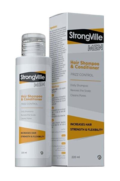 strongville شامبو وبلسم مغذي للشعر للرجال 220 مل