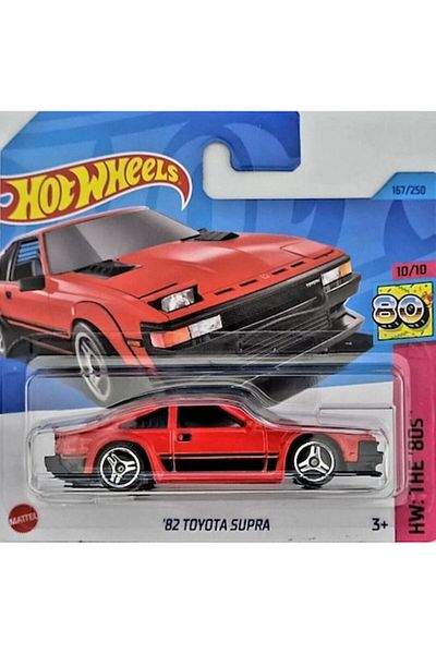 HOT WHEELS Masinuta metalica Hot Wheels, '82 Toyota Supra, Rosu, 1:64