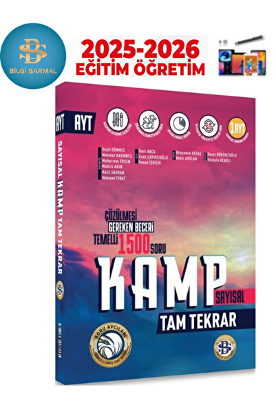 Ens Yayıncılık Bilgi Sarmal 2025-2026 AYT Sayısal Tam Tekrar Kamp+Android Kalem