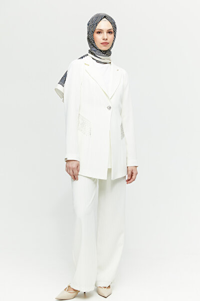 Setrms Boncuk Püsküllü Şık İkili Takım