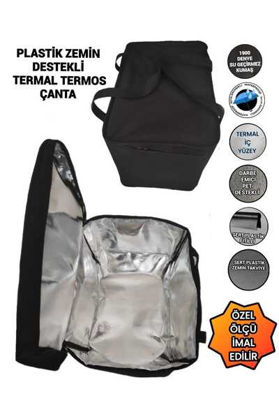 SEVBAGS Termos Termal Plastik Zemin Destekli Termos Çanta 80 Litre