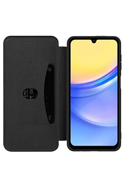 lemontti Elegantní pouzdro Husa Book pro Samsung Galaxy A15 / A15 5G, černé