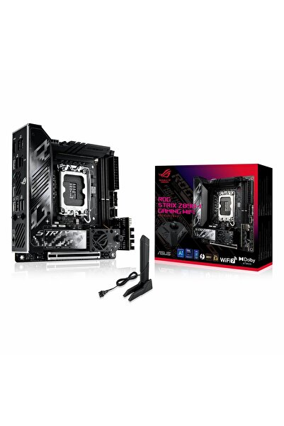 ASUS ROG Strix Z890-I Gaming WiFi DDR5 (9200MHz)OC M.2 HDMI/USB-C PCIe 5.0 1851P mITX Anakart