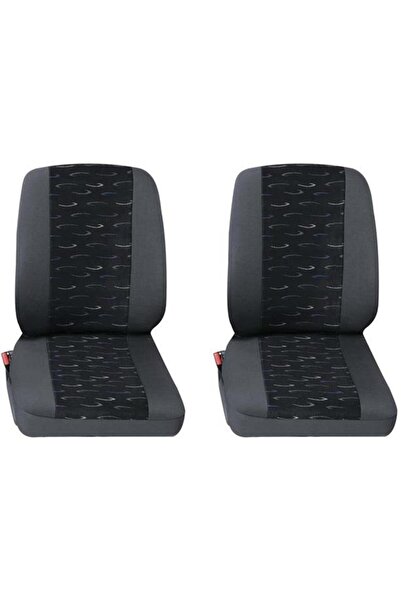 PETEX Set huse pentru scaune auto Profi 2, montare față, gri/negru, pentru ve...