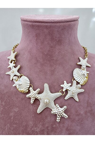 Derya Accessories Deniz Kabuğu seramik kolye
