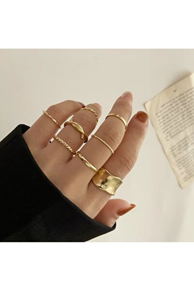 REDz Accessories Σετ δαχτυλιδιών Gracious, για γυναίκες, Μοντέρνα εμφάνιση, Α...