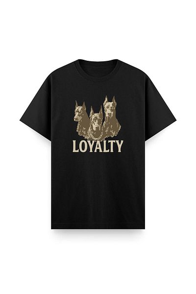 Oksit Loyalty Front Printed Crew Neck Unisex Tshirt
