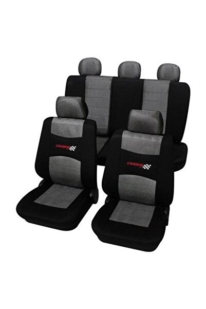 PETEX Set complet huse pentru scaune auto 33574804PX, negru-carbon, instalare...