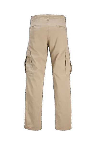Jack & Jones Off White Cargo Pants for Men