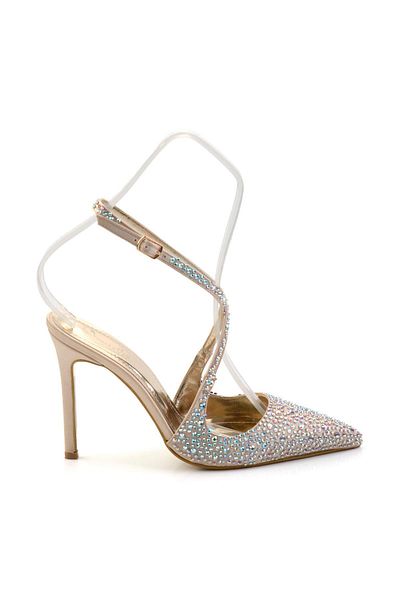 Bambi Gold Women's Evening Dress Shoes K01565041287