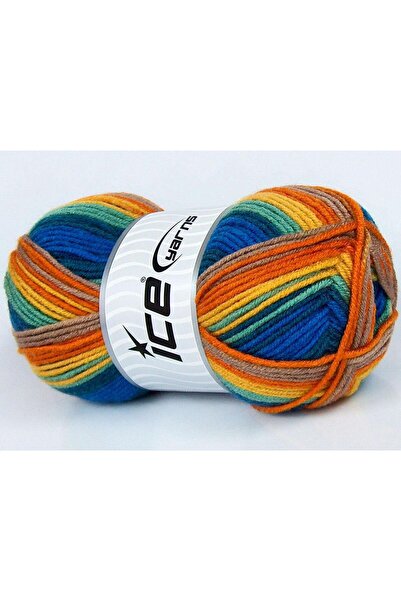 Ice yarns (4 قطع 100 جرام) مجموعة من 4 قطع من الأكريليك الفاخر من نايس بيبي ب...