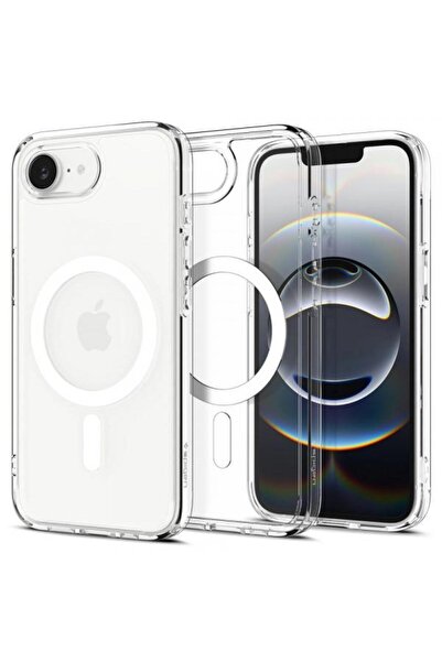 Spigen Carcasă MagSafe pentru Apple iPhone 16e, Spigen, Ultra Hybrid, Albă
