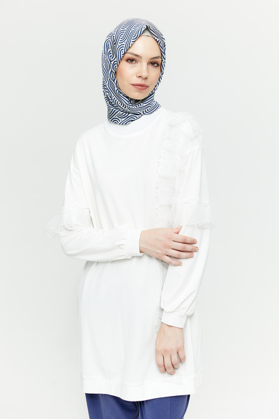 Setrms Ribanalı Cupra Penye Tunik