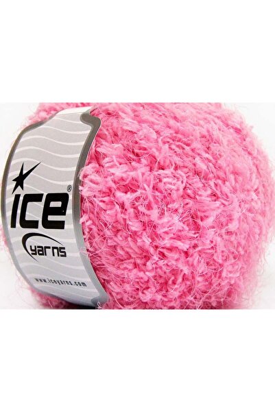 Ice yarns 8x50 جرام. بولار سوفت وردي اللون، ناعم، مزود باللحية، شتوي، سميك جدًا