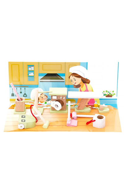 BALATOYZ Wood - Miniature Cleaning Set