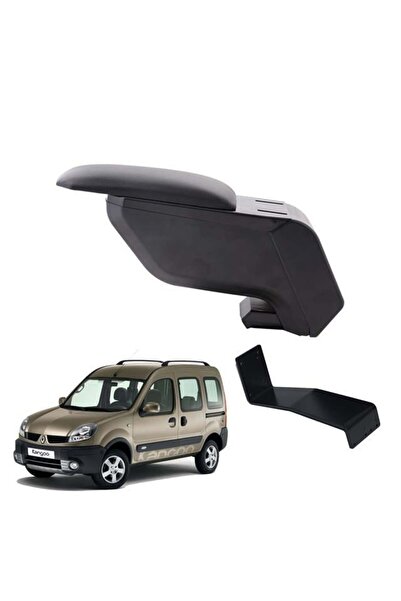 3 Tıkla Renault Kangoo 2004 Delmesiz Çelik Ayaklı Siyah Kolçak Kol Dayama
