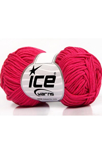 Ice yarns 8x50 جرام. قماش بيبي سمر دي كيه، قطن، أكريليك فوشيا، خيوط صيفية، قطن