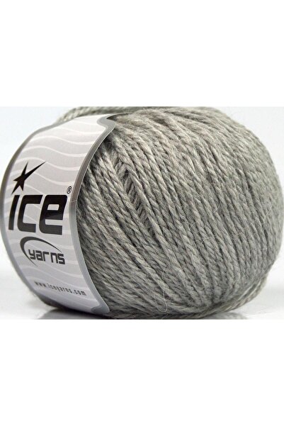 Ice yarns 8X50Gr. Alpaca Light Viscose, Alpaca, Wool, Acrylic Light Grey Luxu...