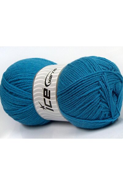 Ice yarns مجموعة من 4 × 100 جرام من خيوط الجليد الكلاسيكية DK خيوط الفيروز ال...