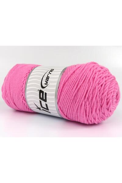 Ice yarns 2×200 جرام. خيوط شتوية وردية من نوع SAVER، خيوط مسطحة، مصنوعة من ال...