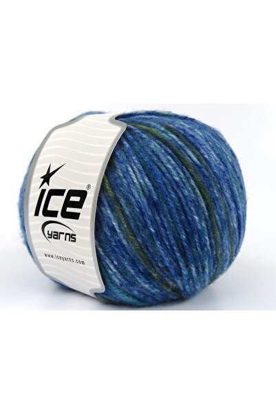 Ice yarns مجموعة من 4 × 100 جرام من خيوط الصوف المتعددة الألوان (25% صوف) بأل...