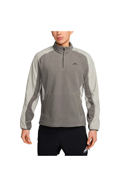 Nike Πολυχρηστικός υλικός Trail Polartec ®   Ανδρικό φούτερ με μακρυμάνικο φλις 1/4-Zip, ανθεκτικό στο νερό fv9962