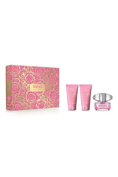 Versace Dárková sada Bright Crystal, parfémovaná voda, 50 ml + sprchový gel 50 ml + tělové mléko 50 ml