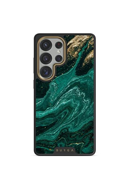 BURGA Husa Elite Gold Emerald Pool pentru Samsung Galaxy S25 Ultra