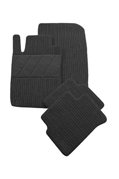 PETEX Set 4 covorașe auto din mochetă REX, grafit, compatibile cu BMW X1 E84 ...