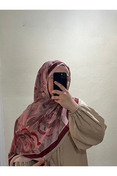 BOUTİCON Soft Batik Rose Shal