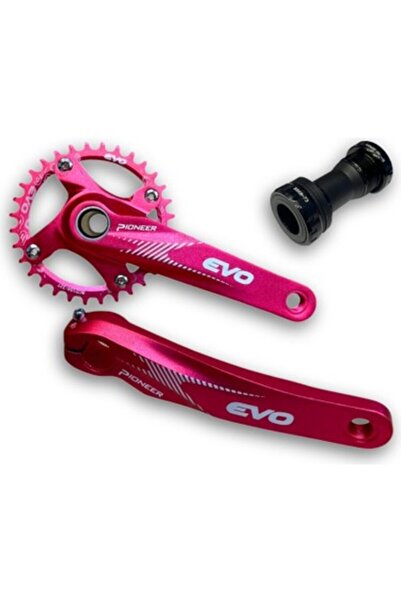 Evo Pioneer 34T Mavi Hollowtech Göbek Tek Yaprak Aynakol