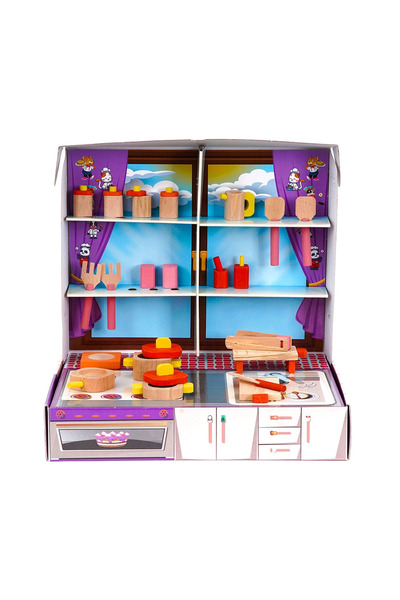 BALATOYZ Wood - Miniature Stove Set